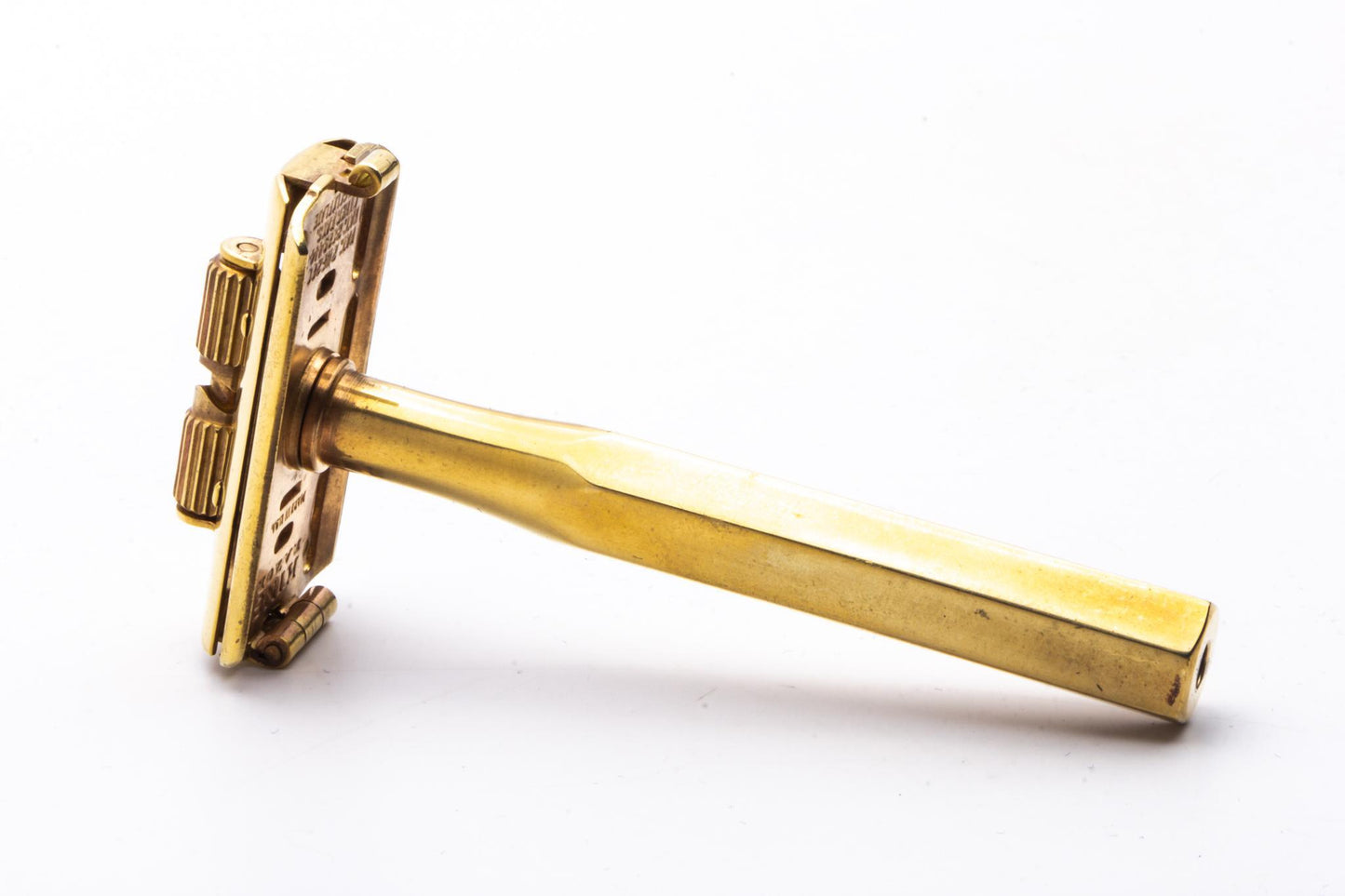 1930s King Oscillator Gold Double Edge Safety Razor Set With Paperwork | Original Condition