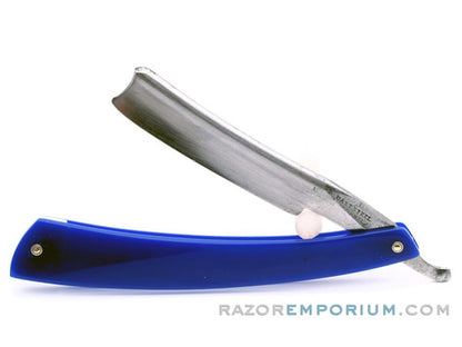 6/8" Vintage Cast Steel "Warranted" Straight Razor w/ Acrylic Scales