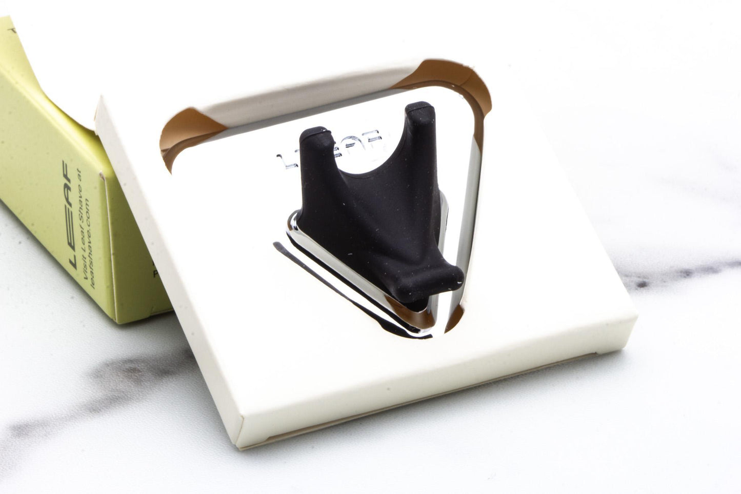 Leaf | Wall Mounted Razor Holder - Chrome