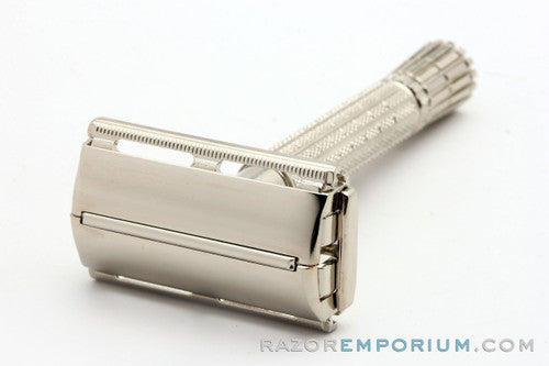 1964 Gillette Flair Tip Super Speed DE Safety Razor Factory Nickel