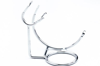 Brush & Straight Razor Stand  | Chrome