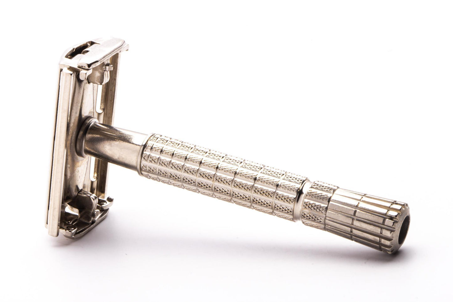 1954 Z2 Gillette Flare Tip Super Speed Safety Razor | Factory Nickel Revamp