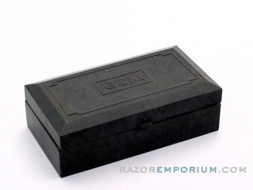 1930's Gem Micromatic Razor Single Edge Bakelite Case ONLY w/ Blade Banks