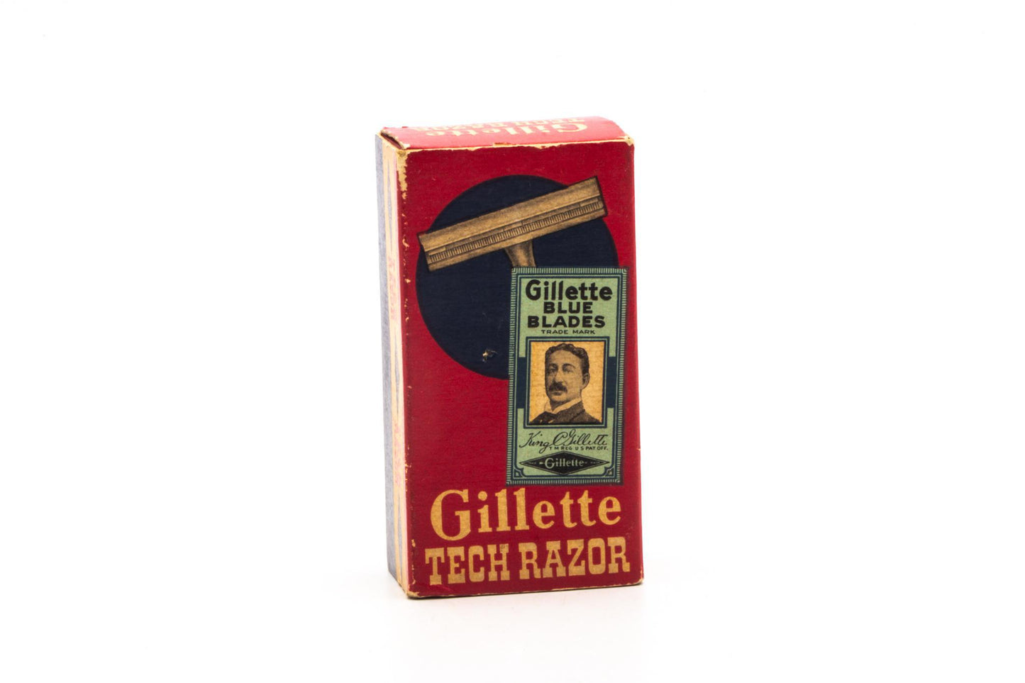 1977 X2 Gillette Ball End Tech Safety Razor w/ Black Handle | Original Condition