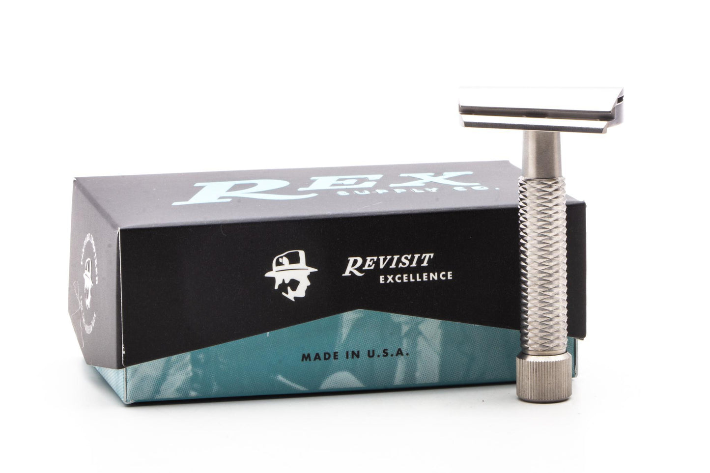 Rex Supply Co. | Envoy Three Piece Stainless Steel Double Edge Safety Razor
