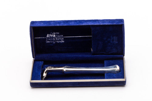 Gillette Atra Razor with Blue Case – Razor Emporium