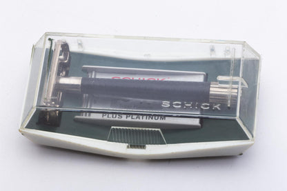 1960's Schick Krona TTO Double Edge Razor Set | Original Condition