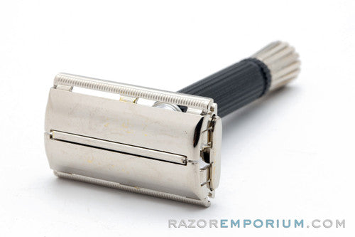 1969 Gillette Black Handle Super Speed Safety Razor O3
