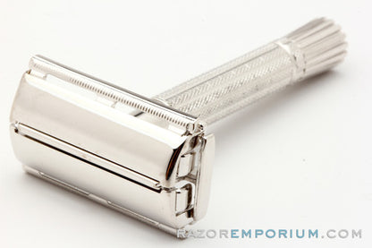 1956 B3 Gillette  Flair Tip Super Speed Safety Razor Marca Regs. Made in Mexico | Rhodium Revamp