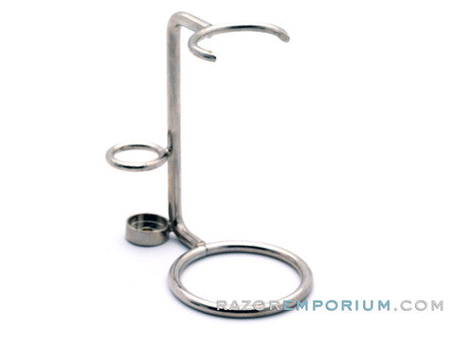 Brush & Razor Stand  | Stainless Steel