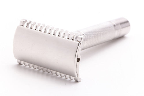 1930's Gillette NEW Long Comb Common Bar Handle Razor | Rhodium Revamp