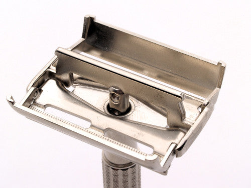 1965 K4 Gillette Flare Tip DE Super Speed Safety Razor | Factory Nickel Revamp | Made in Mexico