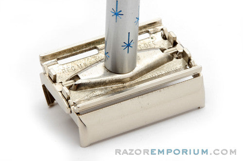 Gillette Razor Stars 1965 Gillette Blue Star Lady Gillette DE Safety Razor Set K1 – Razor ...