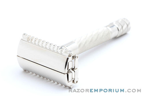 1930's Gillette British Aristocrat #47 Safety Razor - Rhodium Revamp