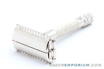 1930's Gillette British Aristocrat #47 Safety Razor - Rhodium Revamp