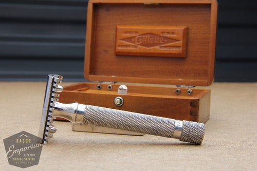 1920 Gillette Big Fellow DE Safety Razor Nickel Revamp