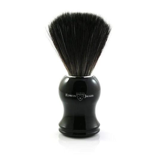 Edwin Jagger | Black Synthetic Shaving Brush - Imitation Ebony