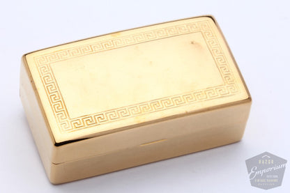 Gillette 1930s Aristocrat Bulldog Open Comb | 24K Gold Revamp