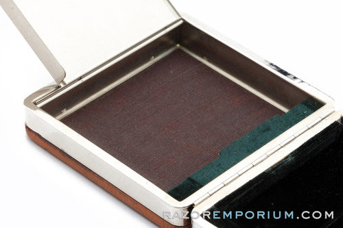 1948 Gillette Executive Double Edge Safety Razor in Ostrich Leather Case