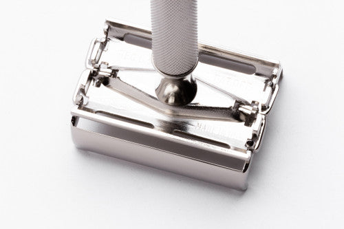 1941 Gillette Ranger Tech TTO DE Safety Razor | Factory Nickel Revamp