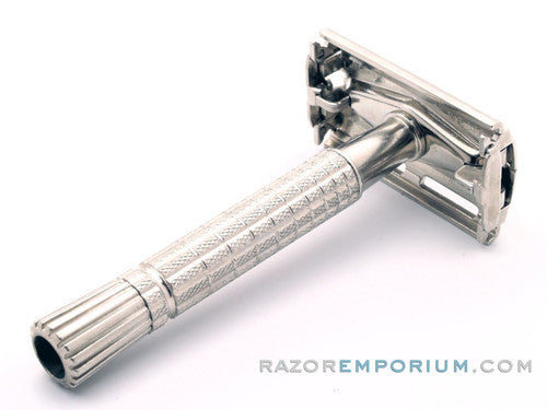 1966 L2 Flare Tip Super Speed DE Safety Razor | Nickel Revamp