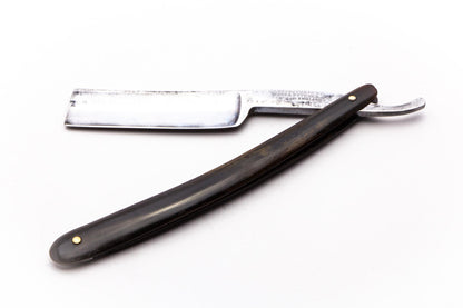 11/16" Wade & Butcher Straight Razor w/ Original Black Walnut Scales