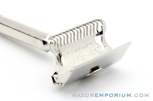 1930's Ever-Ready Single Edge Safety Razor Factory Nickel Revamp