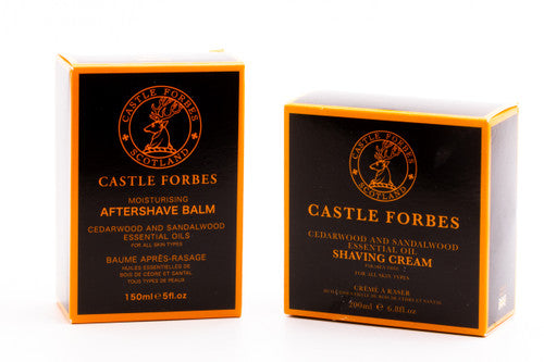 Castle Forbes Essential Shaving Cream - Cedarwood & Sandalwood