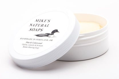 Mike's Natural Soap |Pine & Cedarwood Shaving Soap
