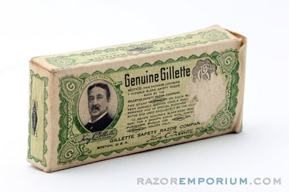 1910's Gillette Ball End Old Type DE Razor | Palmolive Set Mint