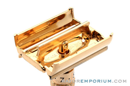 1964 Gillette J3 Slim Aristocrat Adjustable Double Edge Safety Razor