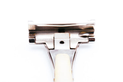 Schick Injector Single Edge Safety Razor With Cream Handle | Factory Nickel Revamp