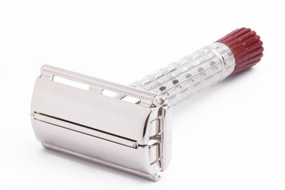 1957 Gillette Heavy Red Tip  Super Speed Factory Nickel Revamp