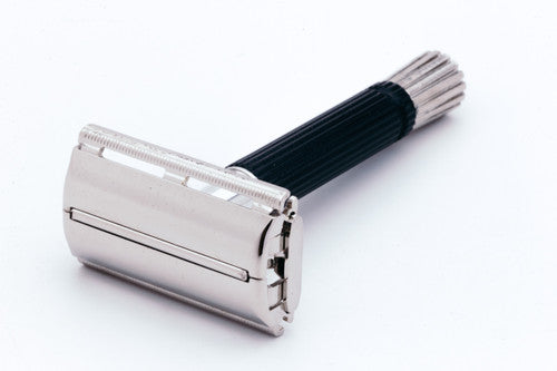 1969 Gillette Black Handle Super Speed DE Safety Razor - O4