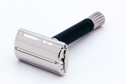 1969 Gillette Black Handle Super Speed DE Safety Razor - O4