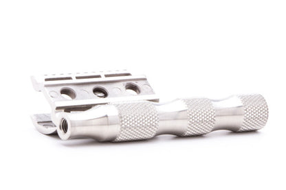 Weber Safety Razor w/ Stainless Steel Wave Handle | Made in USA