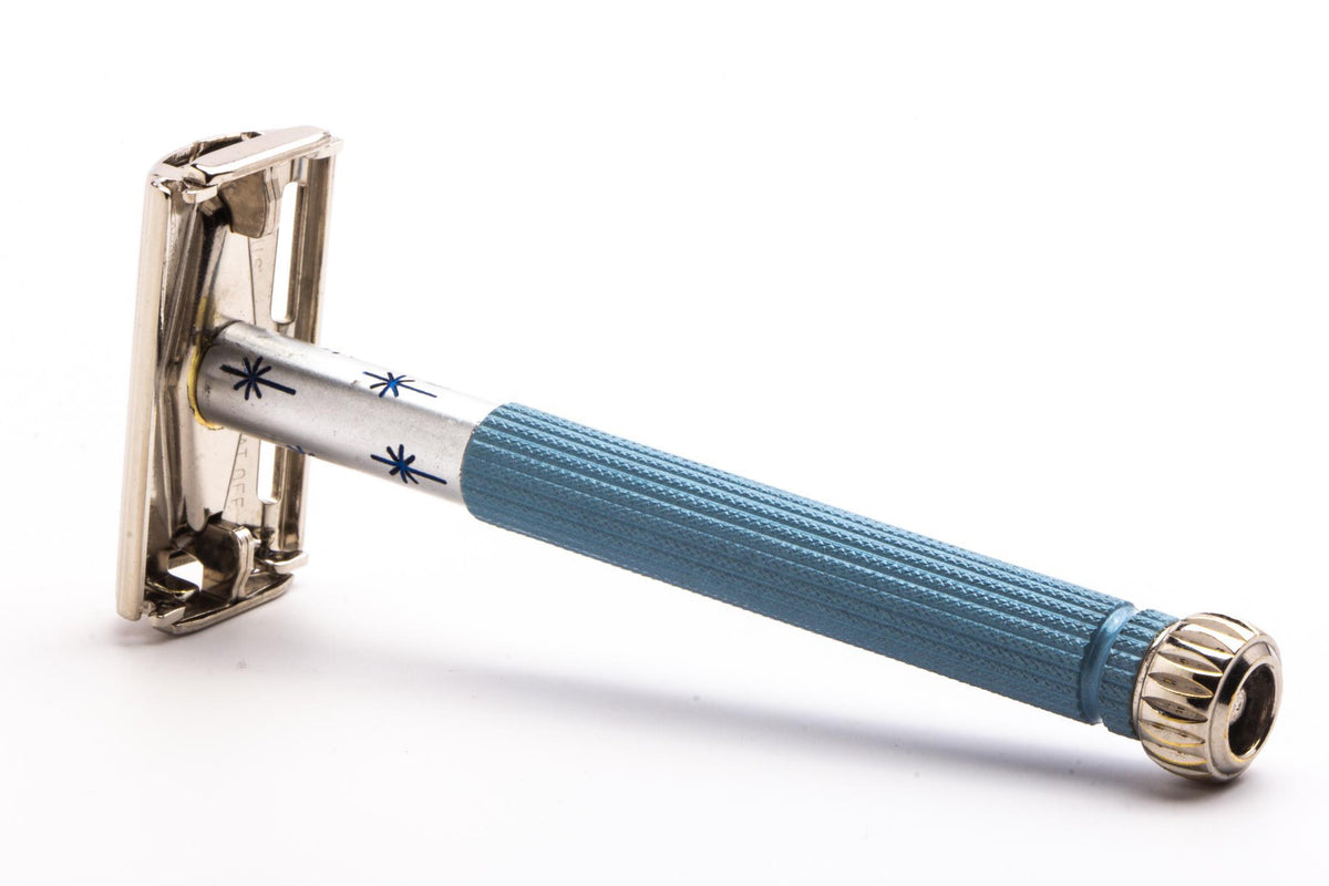Gillette Double Razor 1966 L3 Gillette Blue Star Lady Gillette Double Edge Safety Razor | Fa ...