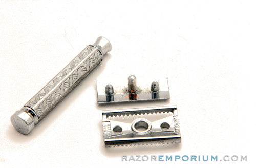 1950's Apollo 3 Piece Aluminum DE Safety Razor-Made in Germany