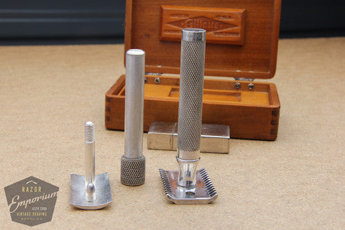 1920 Gillette Big Fellow DE Safety Razor Nickel Revamp