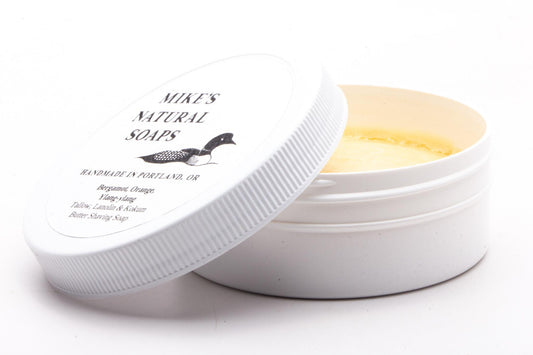 Mike's Natural Soap | Bergamot, Orange, Ylang-Ylang Shaving Soap