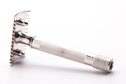 1906 Gillette Single Ring Double Edge Safety Razor Set | Rhodium Revamp
