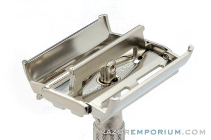 1958 Gillette TV Super Speed DE Razor D3 - Factory Nickel Revamp