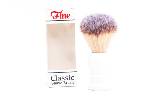 Fine Accoutrements Classic Shave Brush | All White