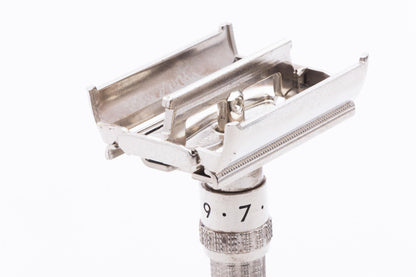 1964 J4 Gillette Slim Adjustable TTO Safety Razor Set | Original Condition
