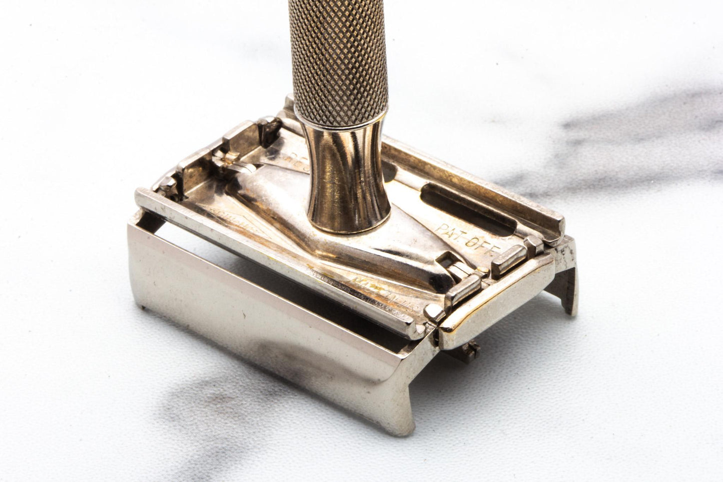 1940's Gillette Super Speed Double Edge Safety Razor Set w/ Original Cardboard Box | Original Condition