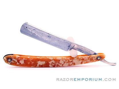 5/8" Geneva Cutlery Co. Hollow Ground Straight Razor w/ Original Scales