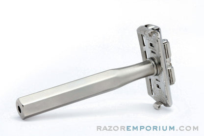 1930s King Oscillator Safety Razor | Factory Nickel Revamp