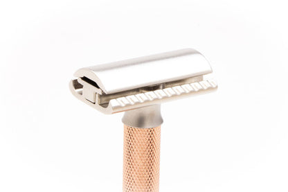 Variant Adjustable Parker Rose Gold Double Edge Safety Razor