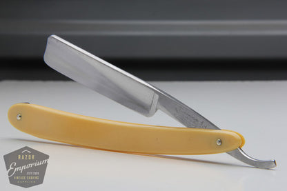 5/8" Genco Army & Navy Straight Razor w/ Celluloid Scales Hollow | Geneva, New York, USA