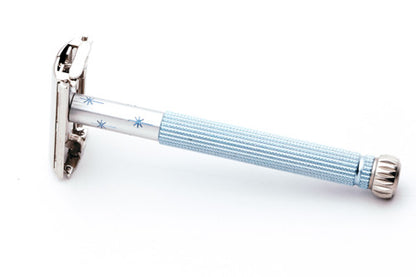 1971 Gillette Blue Star Lady Gillette DE Safety Razor